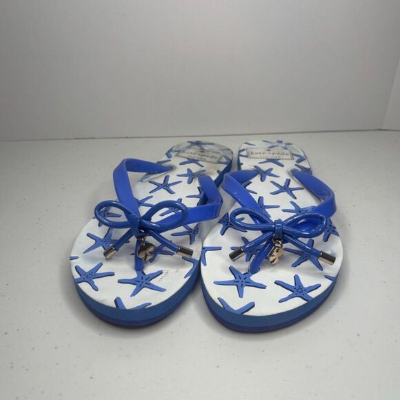 Kate Spade New York Nova Starfish Charm Flip Flop Sandals Womens Designer - Picture 4 of 8